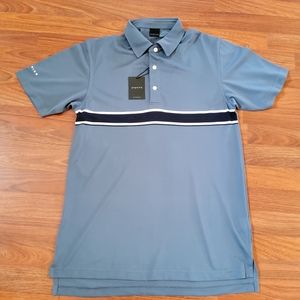 Dunning Men's Golf Polo Shirt Featherstone Combo S Grey New